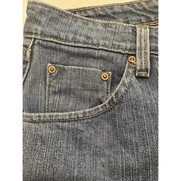 Signature by Levi's Strauss Womens Jeans Mid Rise Bootcut Sz 16 Short - Picture 8 of 8